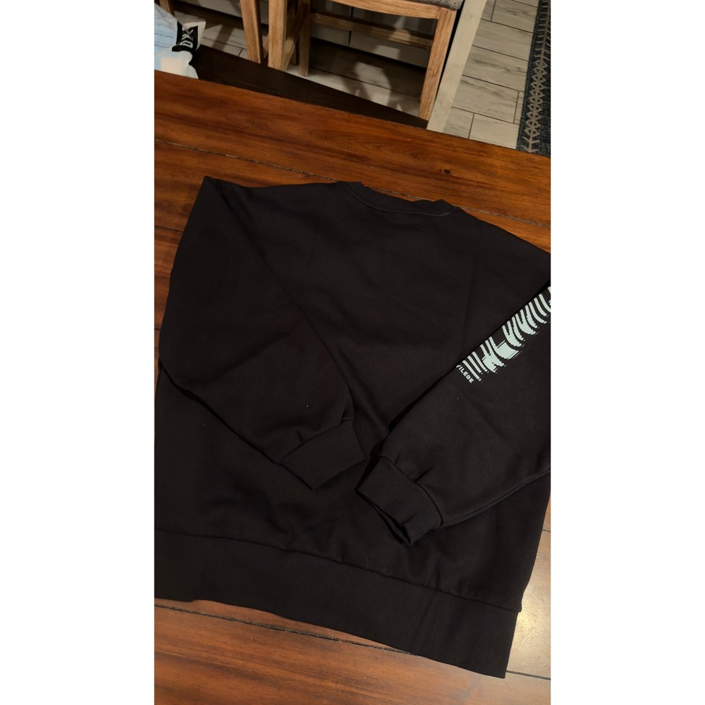 LSKD Static Oversized Sweater Black Skyride M USWE01735 Pullover Sweatshirt NEW - Picture 14 of 16